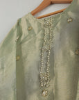 Aasha Empress - Minty Green & Emerald