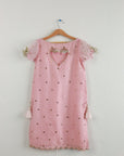 Dolly Heart Puff Sleeves - Baby Pink