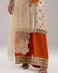 Maisa - Beige & Rust Orange