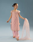 Dolly Heart Puff Sleeves - Baby Pink