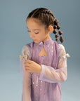 Twinkle Bow - Sparkly Lilac