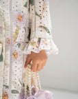 Mini Lilly Blazer Set - Pearl & Lilac