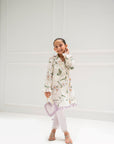 Mini Lilly Blazer Set - Pearl & Lilac