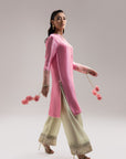 Kiara - Kashmiri Chai Pink & Pistachio Green