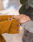 KIARA – Mustard & Royal Purple Set