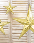 Gold Paper Stars