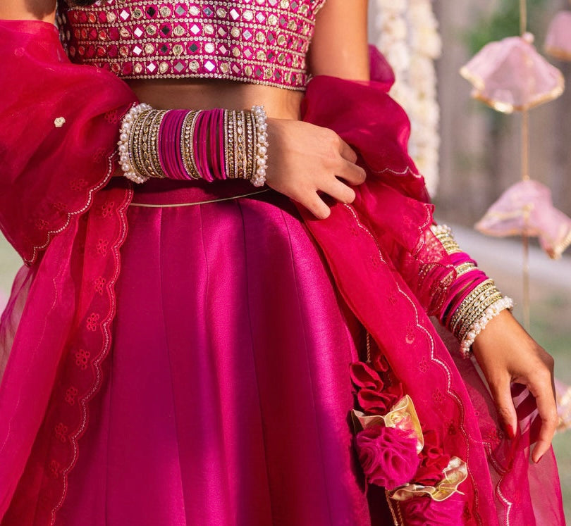 Divya Kundan & Pearl Bangles - 3 colours