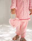 Mini Dahlia Blazer Set - Cotton Candy Pink