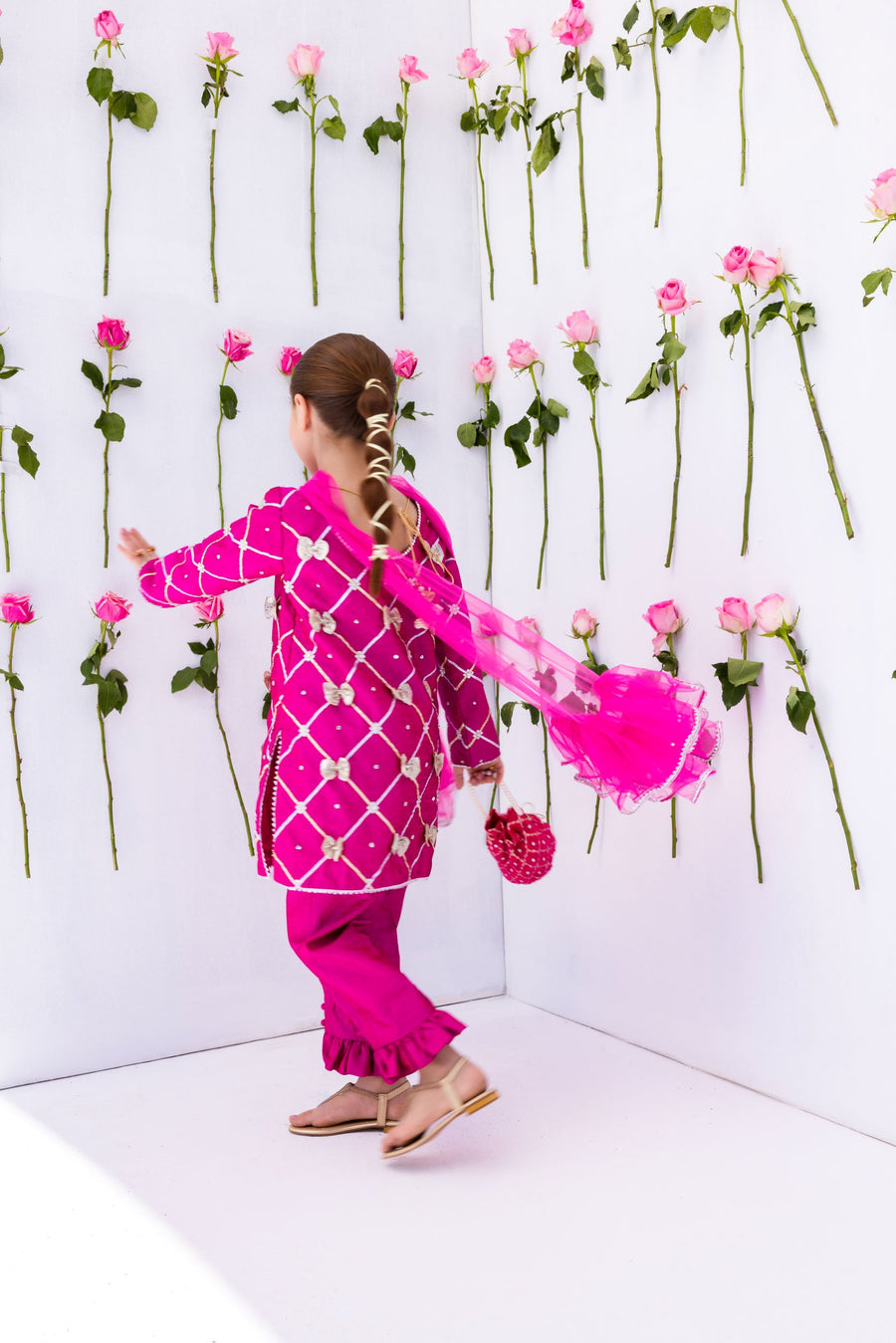 Emira Bows - Hot Pink