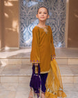 KIARA – Mustard & Royal Purple Set