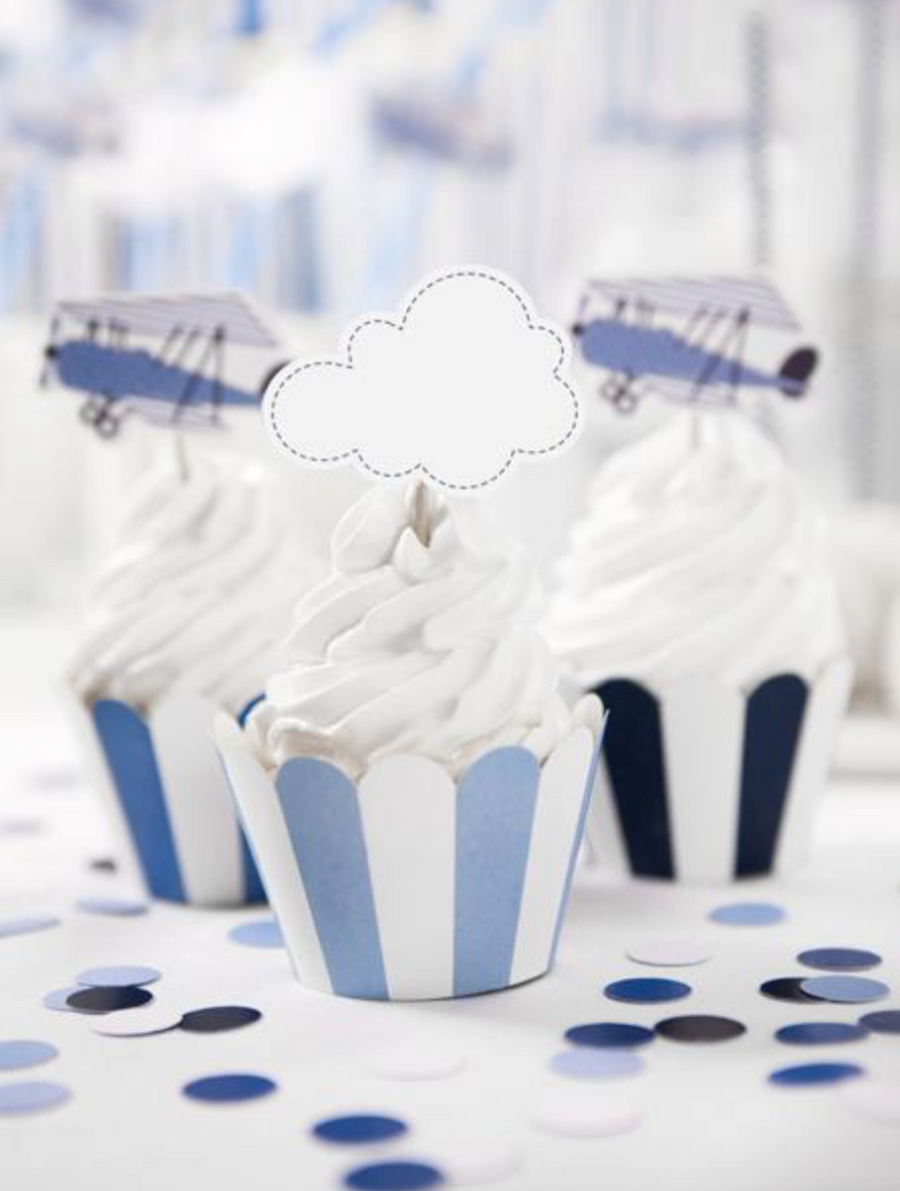 Little Plane Cupcake Toppers