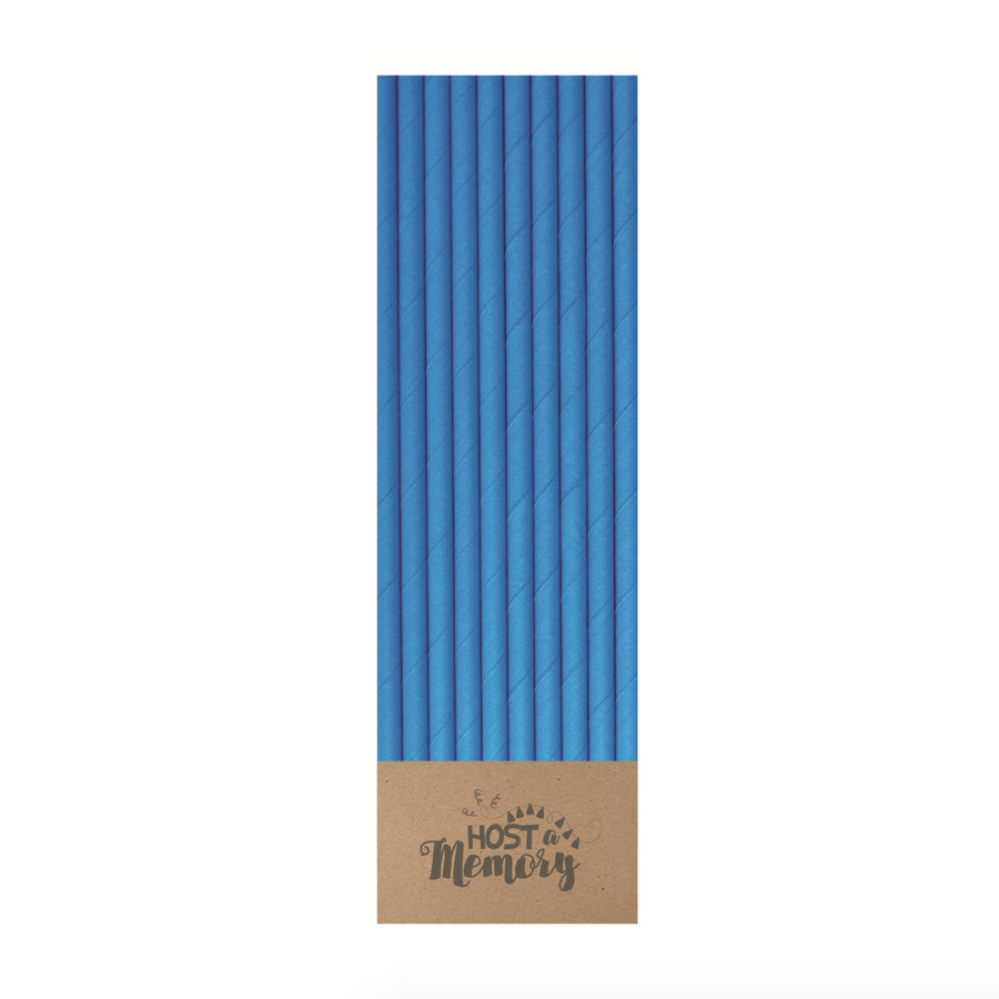 Light Blue Straws