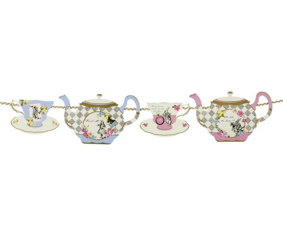 Truly Alice Teapot Bunting