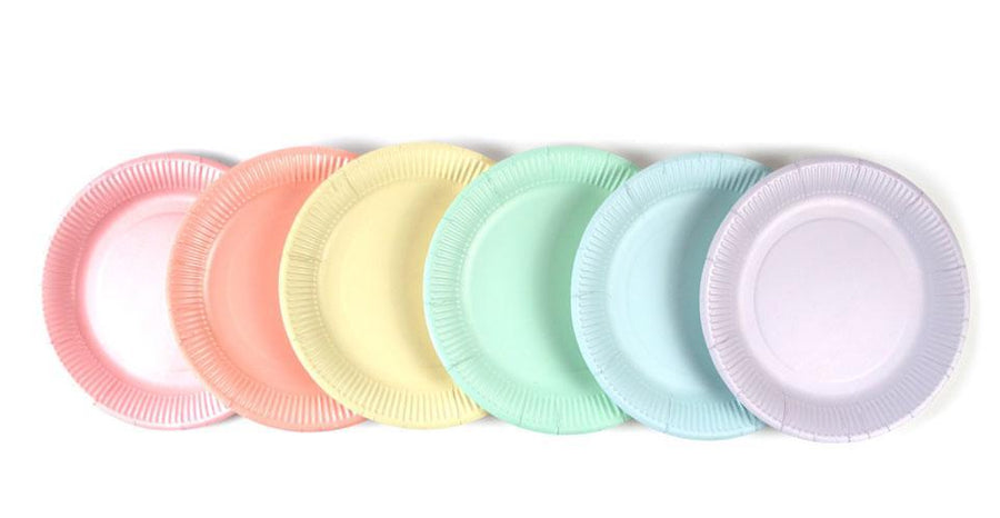 We Love Pastels (Round Plates)