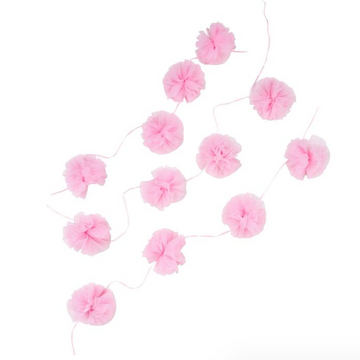 We Love Pink Tulle Garland